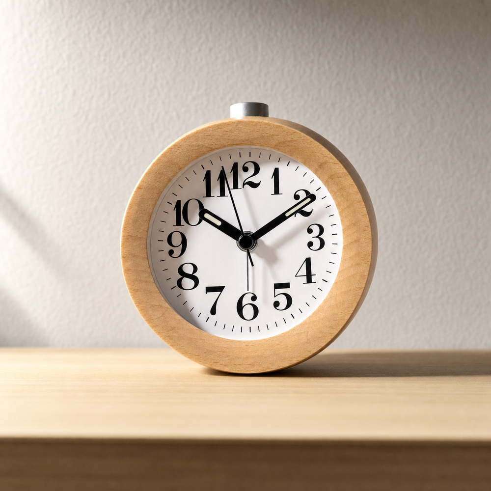 Minimalist Digital Alarm Clock Snooze