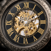 Vintage Pocket Watch Roman Numerals