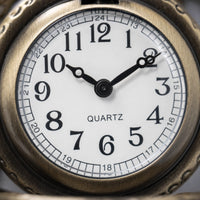 Winged Open Face Pocket Watch