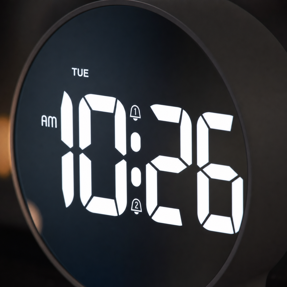 Alarm Clock Large Digital Display Snooze