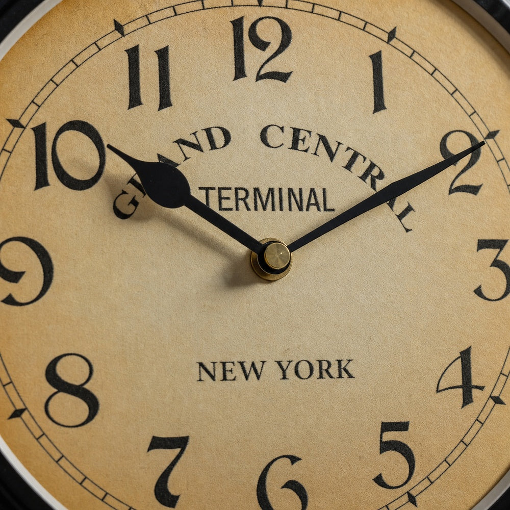 Industrial Station Wall Clock Roman Numerals