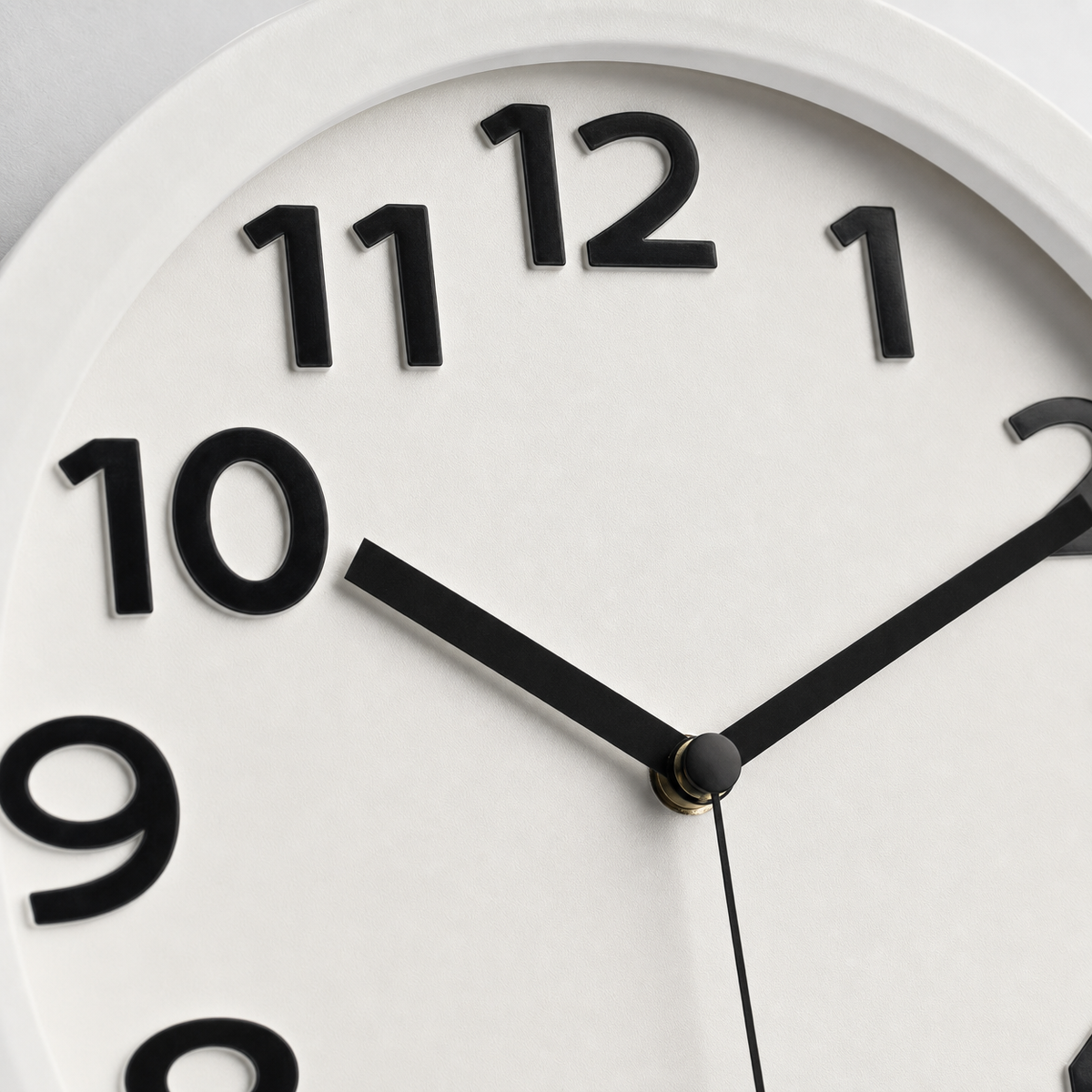 Minimalist Silent Wall Clock Easy Read