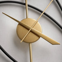 Modern Rings Design Wall Clock Silent