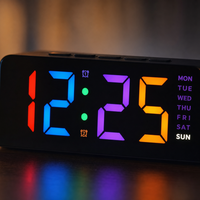 RGB Digital Alarm Clock Ambient Light