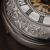 Half Hunter Mechanical Pocket Watch