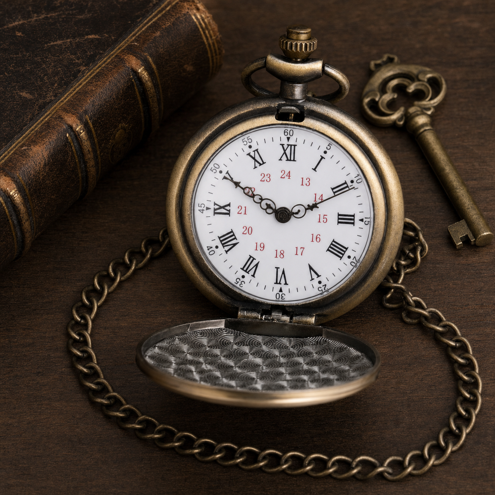 Vintage Skeleton Pocket Watch Movement