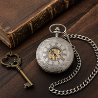 Half Hunter Mechanical Pocket Watch