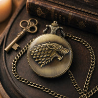 Vintage Engraved Pocket Watch For Men