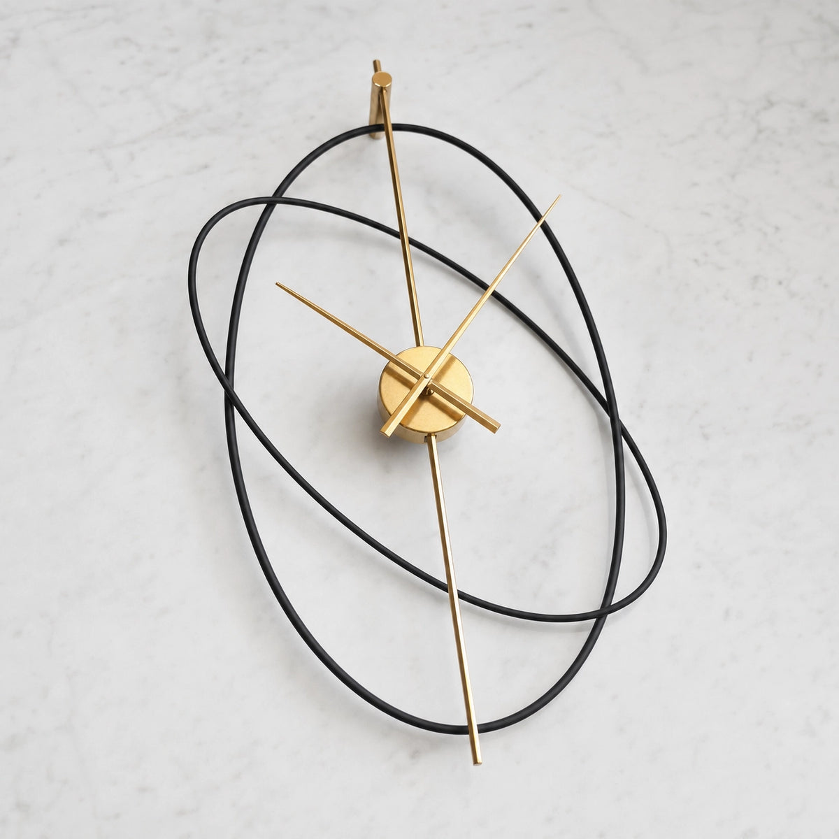 Modern Rings Design Wall Clock Silent