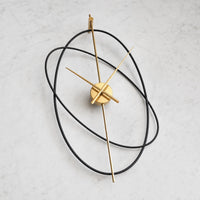Modern Rings Design Wall Clock Silent