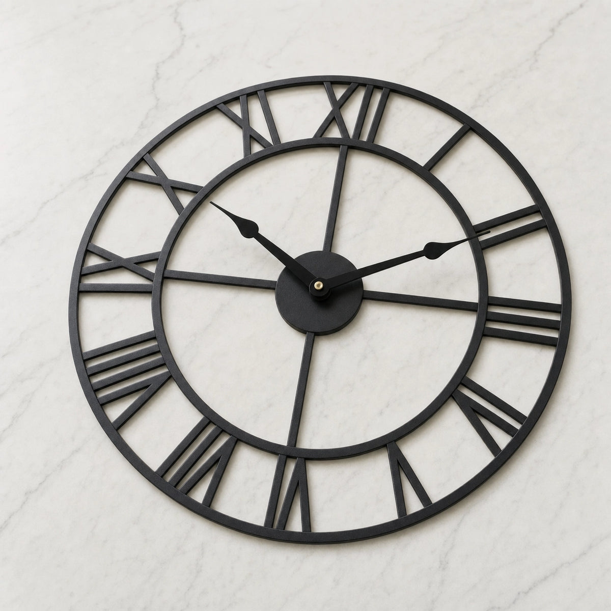 Large Skeleton Roman Wall Clock