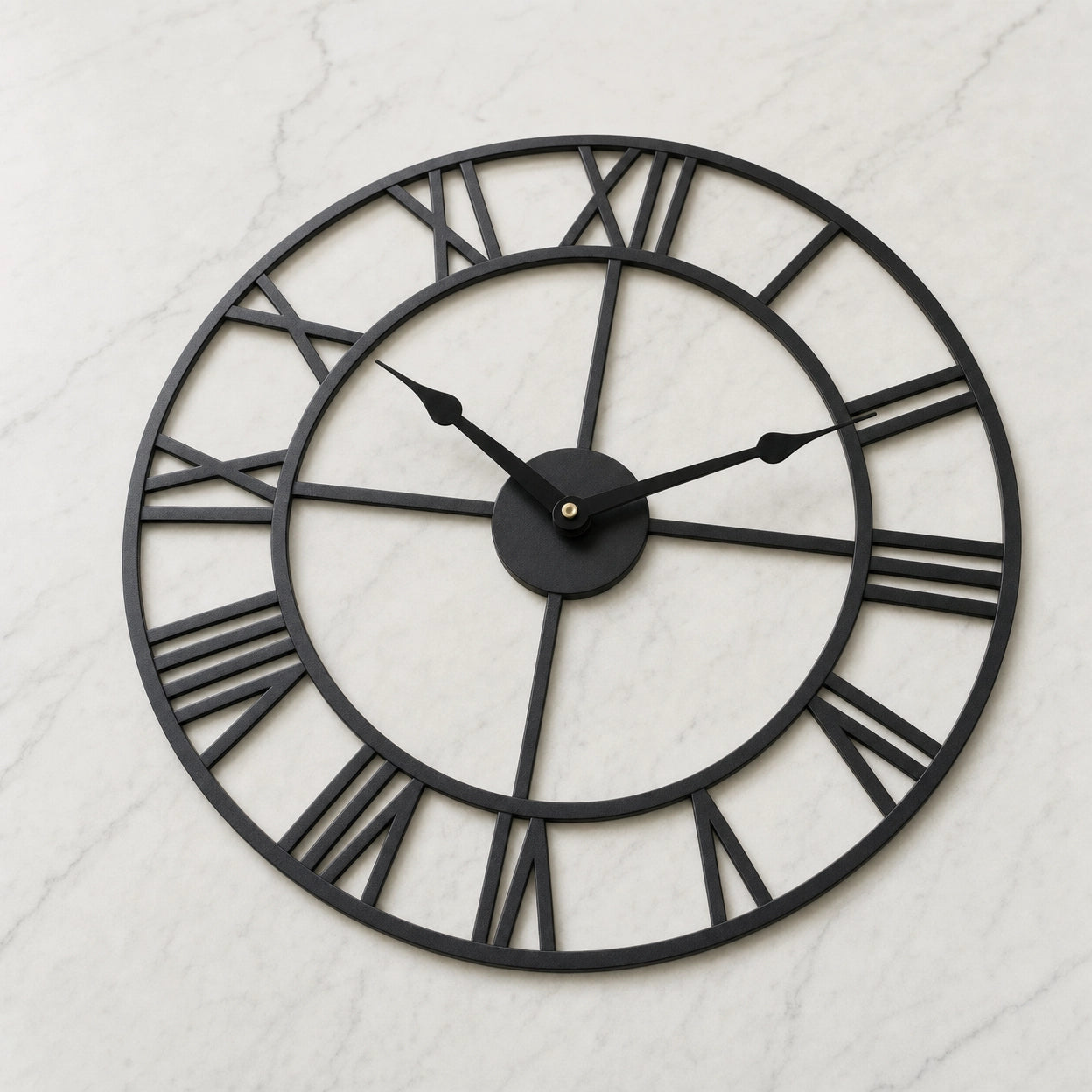 Large Skeleton Roman Wall Clock