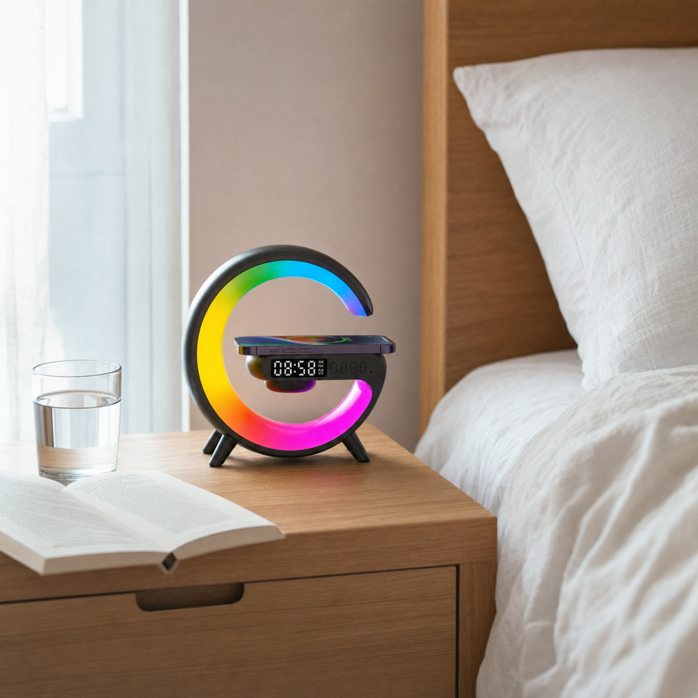 Digital Alarm Clock RGB Charging