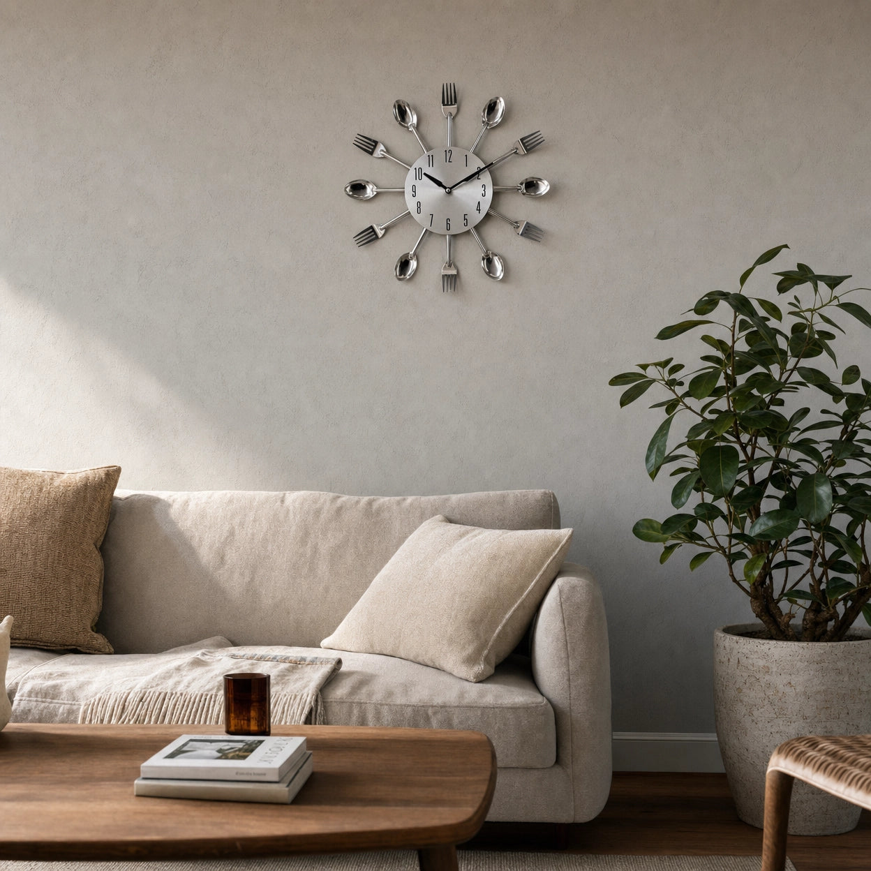 Modern Kitchen Clock Silent Movement