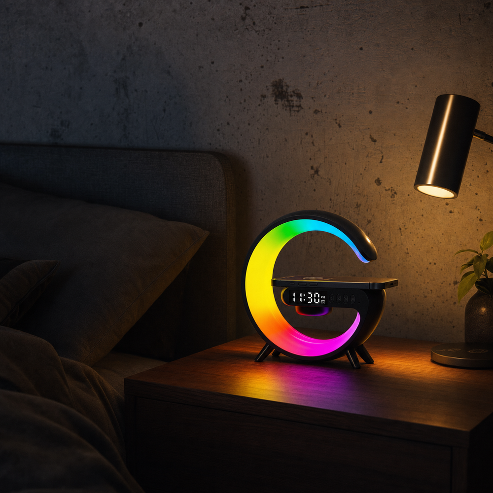 Digital Alarm Clock RGB Charging