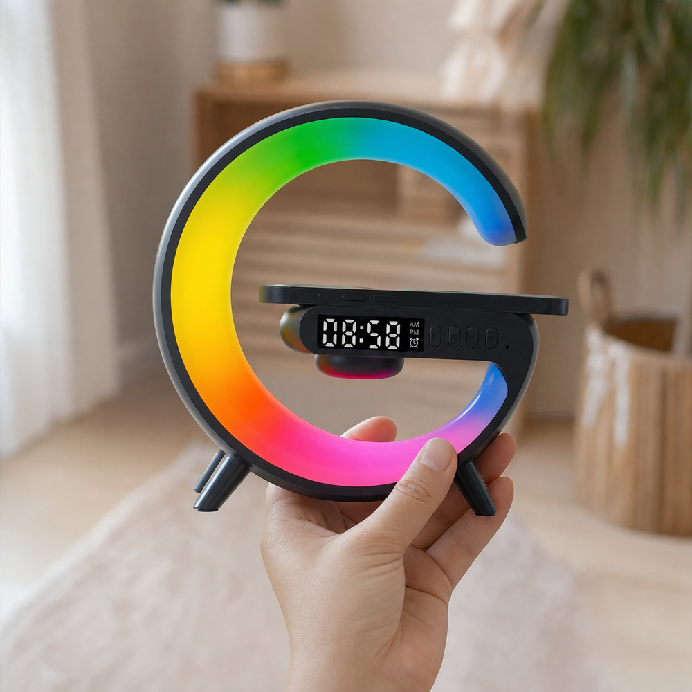 Digital Alarm Clock RGB Charging
