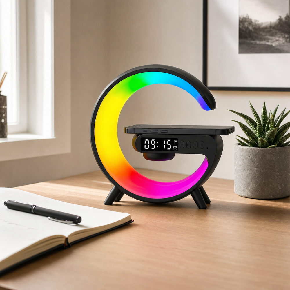 Digital Alarm Clock RGB Charging