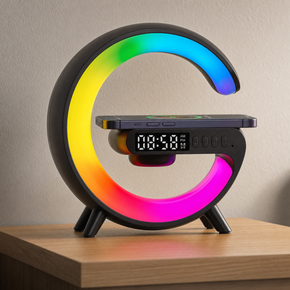 Digital Alarm Clock RGB Charging