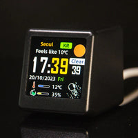 Murs du temps© Noir Smart Réveil Portable