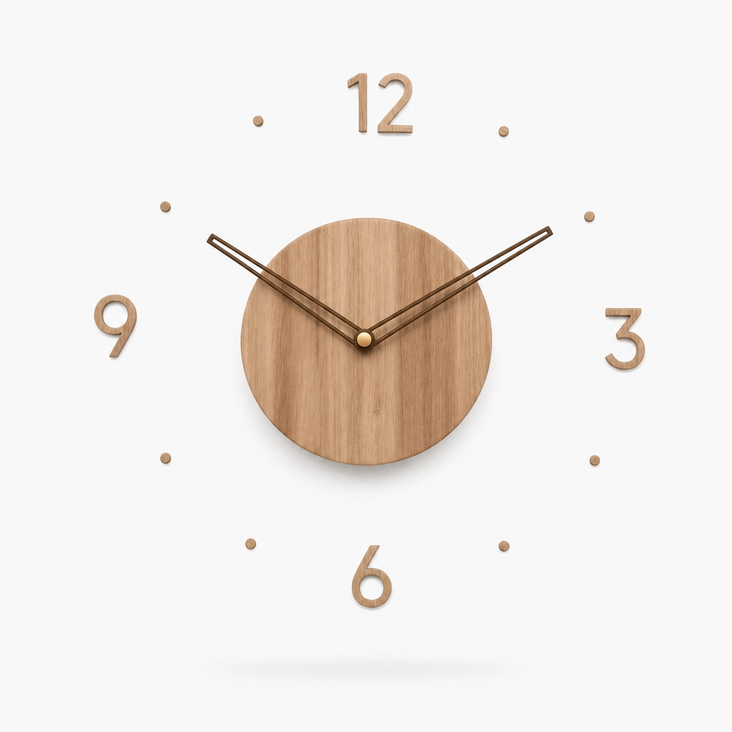 Minimalist Wall Clock Silent Movement