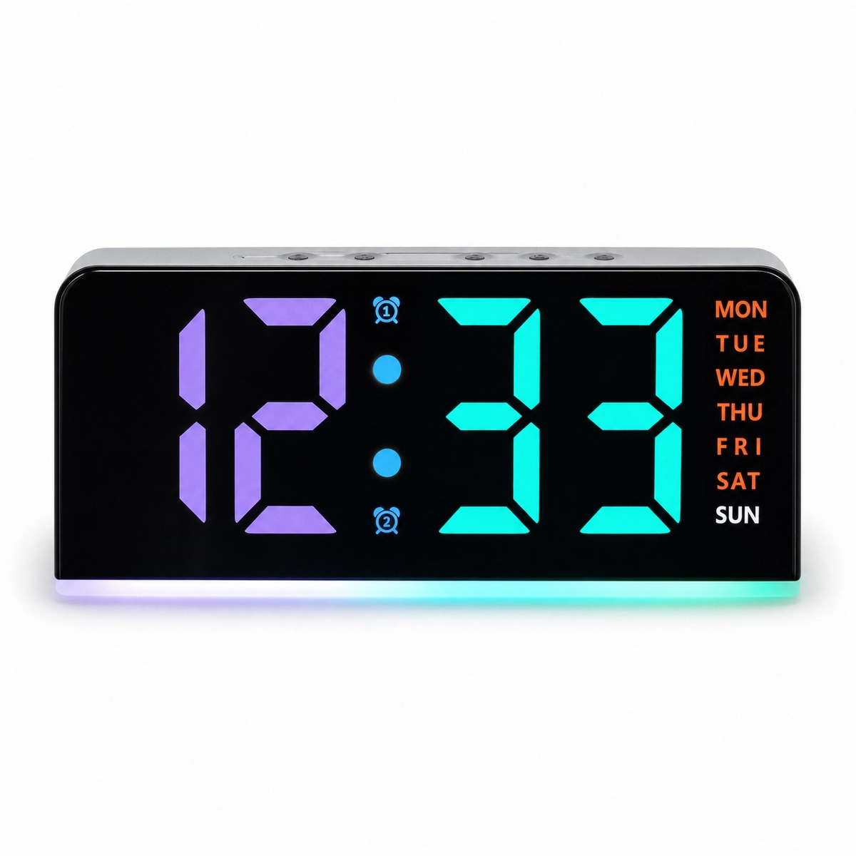RGB Digital Alarm Clock Ambient Light