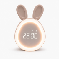 Kids Alarm Clock Bunny Nightlight