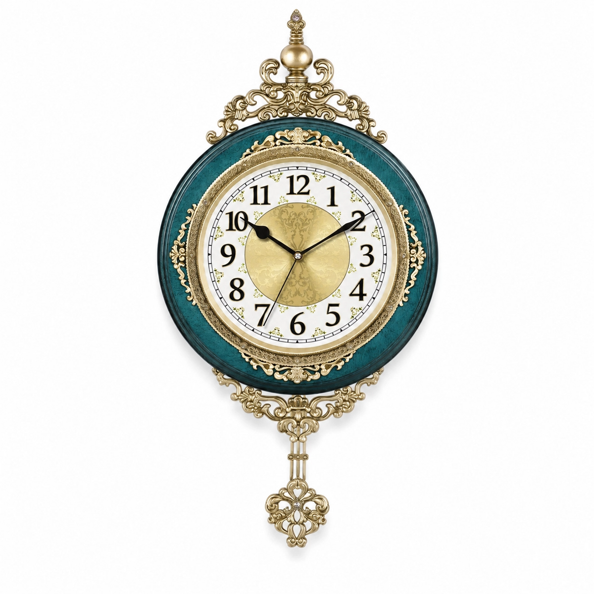 Vintage European Wall Clock Pendulum