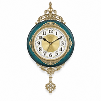 Vintage European Wall Clock Pendulum