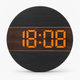 Minimalist Wooden Clock LED Display