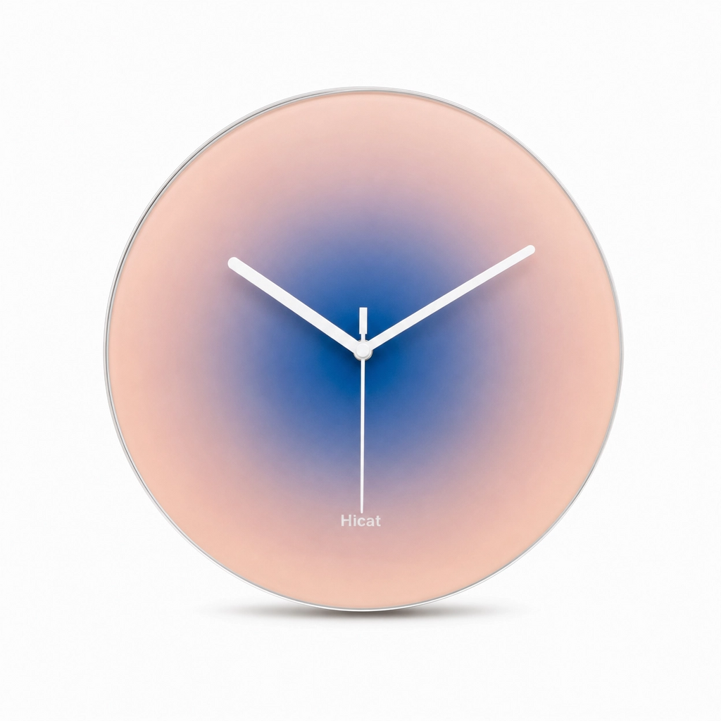 Minimalist Scandinavian Wall Clock Silent