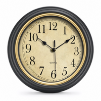 Vintage Silent Wall Clock Living Room