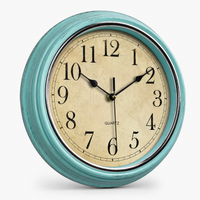 Vintage Silent Wall Clock Living Room
