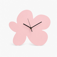 Flower Shape Wall Clock Modern