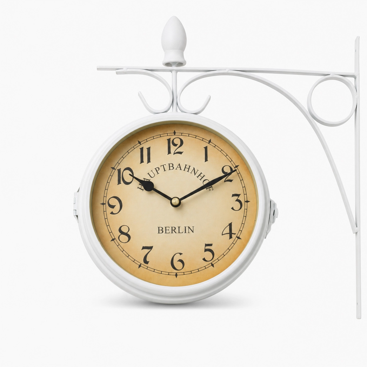 Industrial Station Wall Clock Roman Numerals