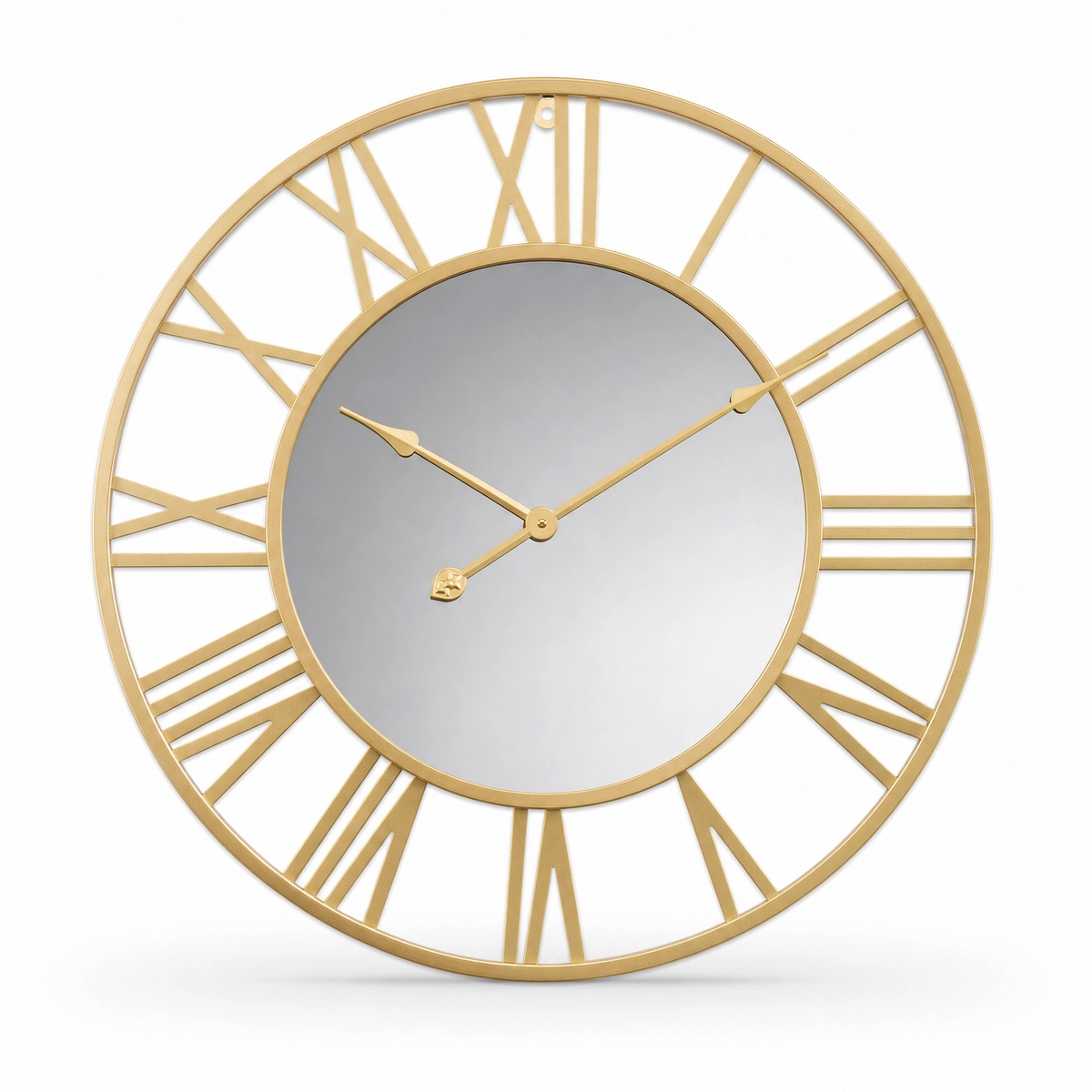 Modern Mirrored Wall Clock Silent