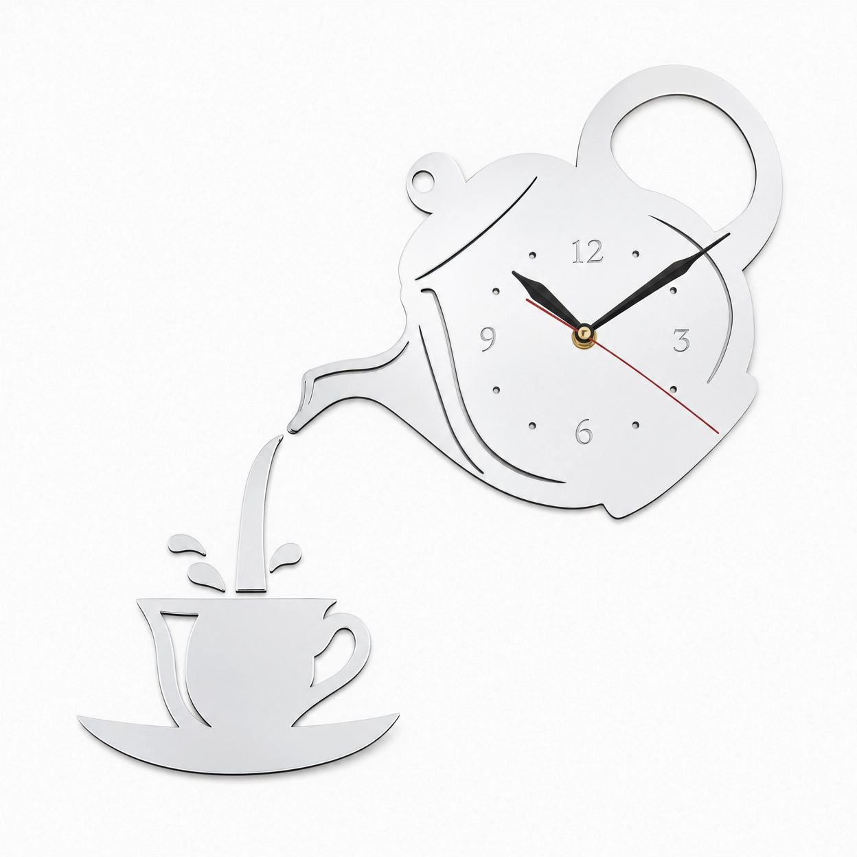 Kitchen Teapot Wall Clock