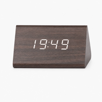 Modern Triangular LED Alarm Clock