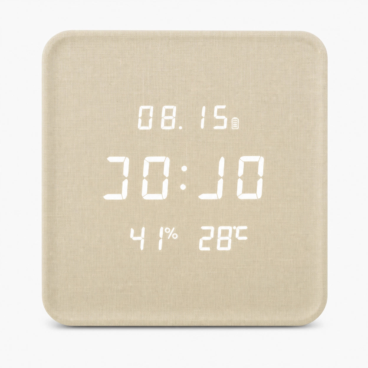 Digital Wooden Wall Clock Silent