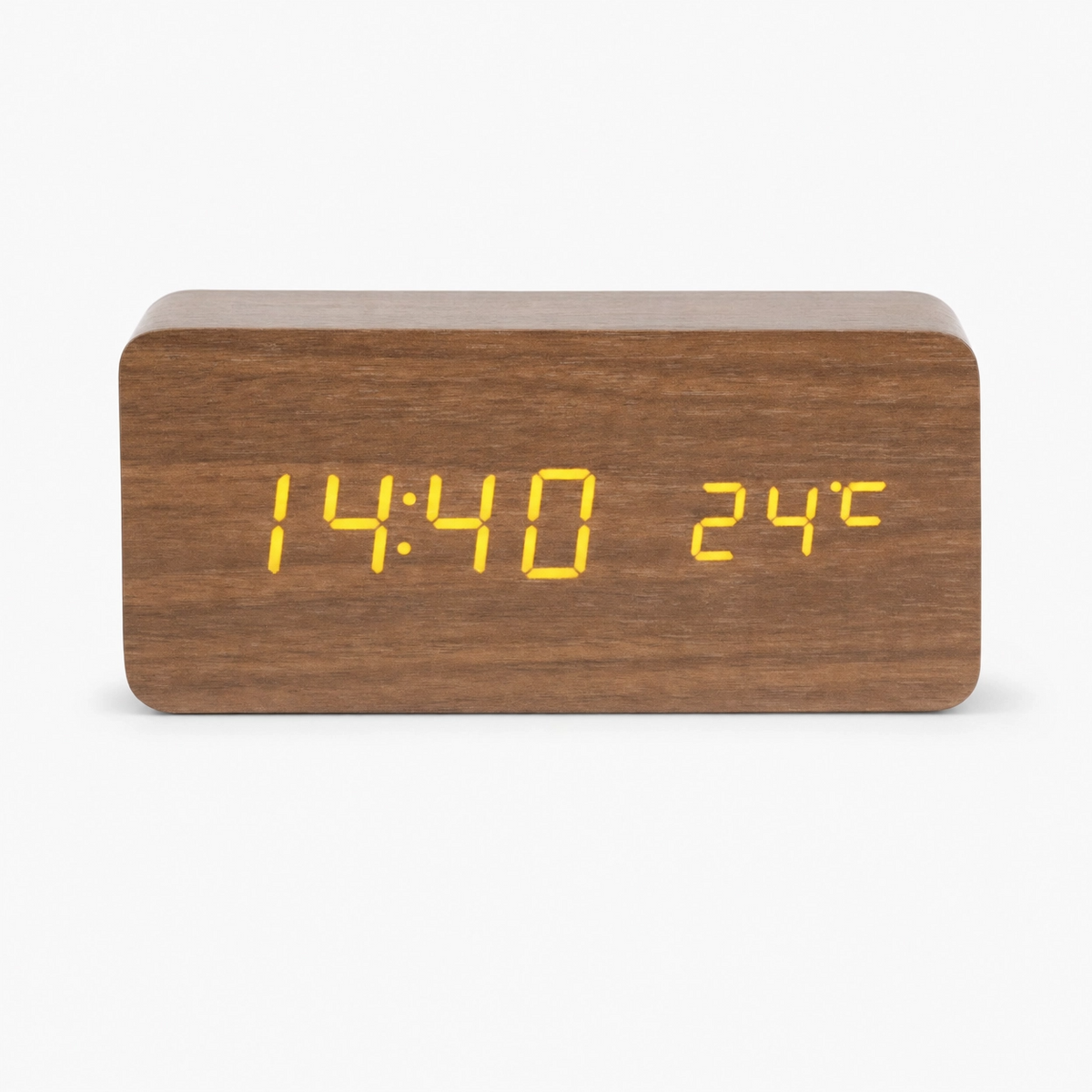 Digital Alarm Clock Temperature Display