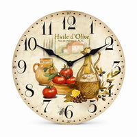 Royal Opera 25 cm Wall Clock Provençal Style Silent Kitchen