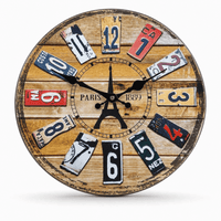 Royal Opera 25cm Wall Clock Paris Theme Roman Numerals