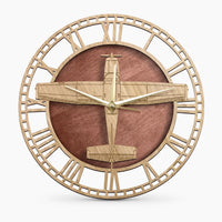 Royal Opera 30 cm Modern Airplane Motif Wall Clock