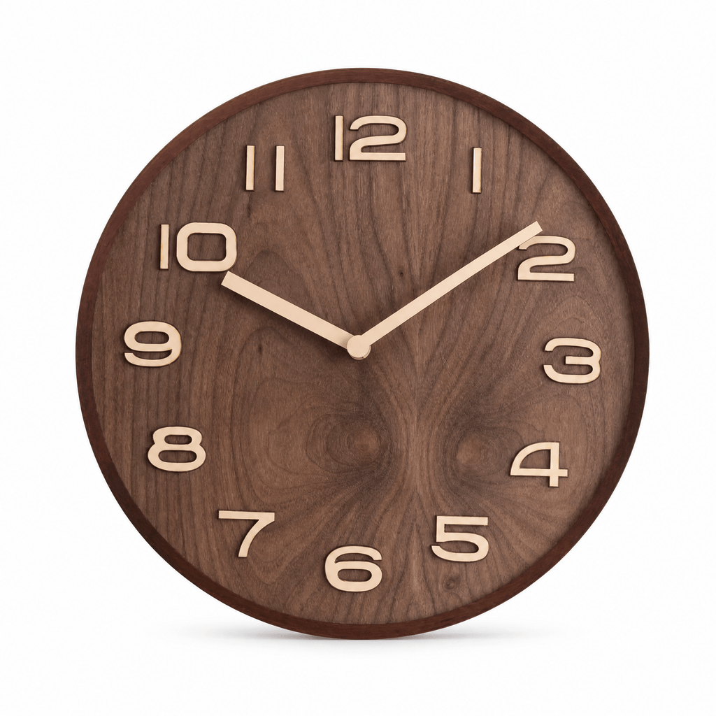 Royal Opera 31 cm style 1 Wooden Clock Two Tone Silent