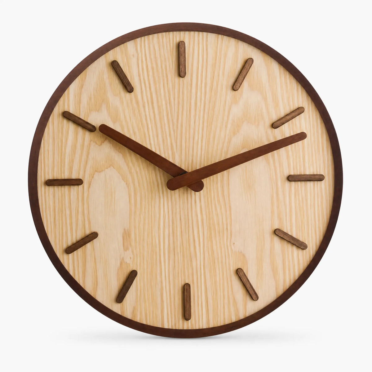 Royal Opera 31 cm style 3 Wooden Clock Two Tone Silent