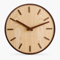Royal Opera 31 cm style 3 Wooden Clock Two Tone Silent