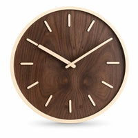 Royal Opera 31 cm style 4 Wooden Clock Two Tone Silent