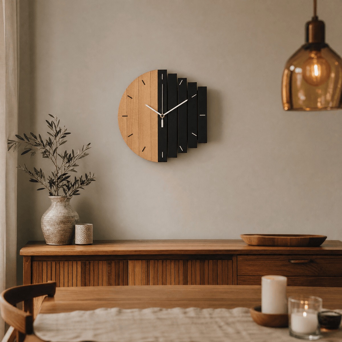 Royal Opera Abstract Silent Wall Clock