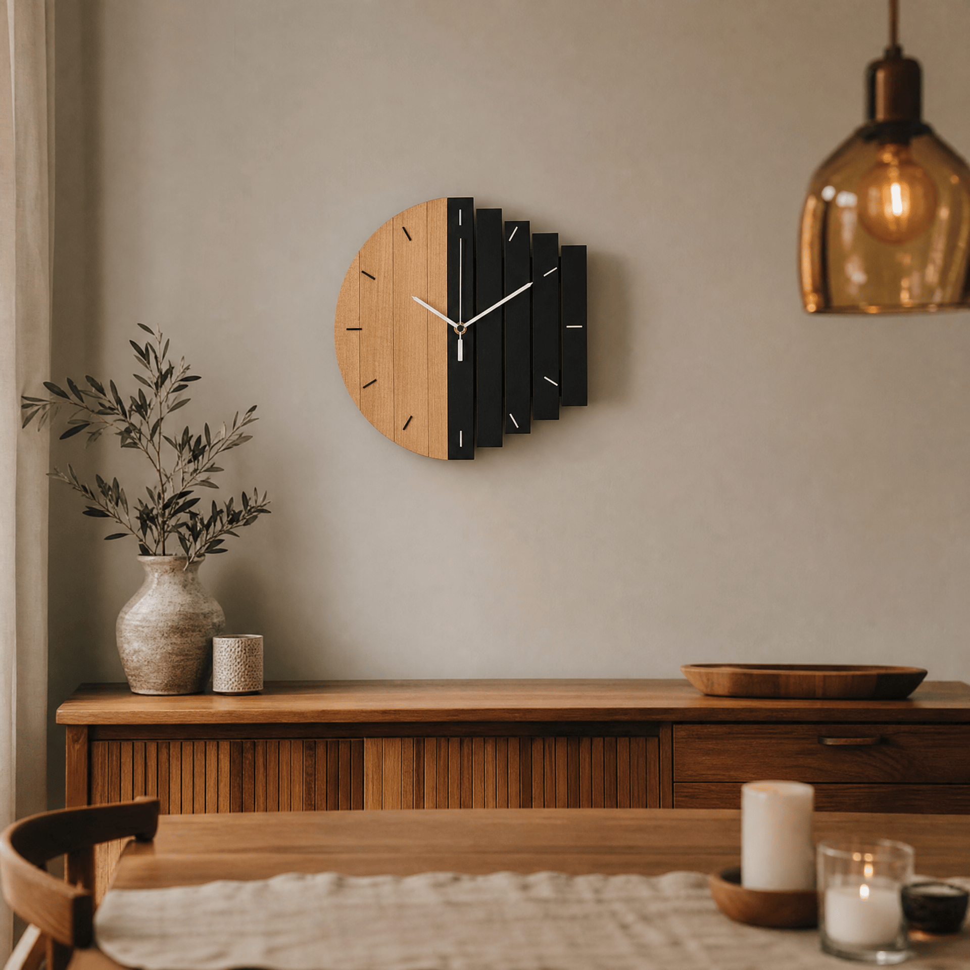 Royal Opera Abstract Silent Wall Clock