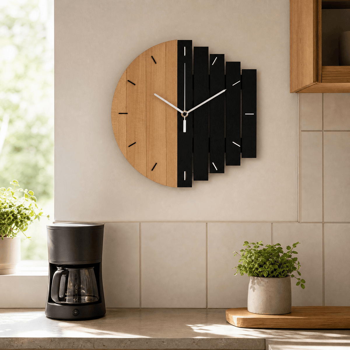 Royal Opera Abstract Silent Wall Clock