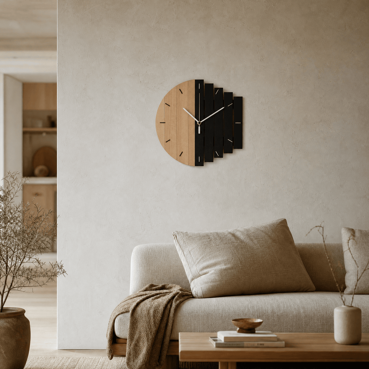 Royal Opera Abstract Silent Wall Clock